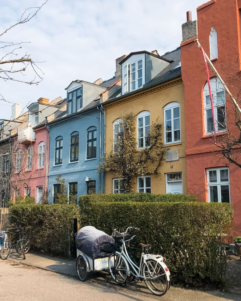 Colourful houses in Kartoffelrækkerne