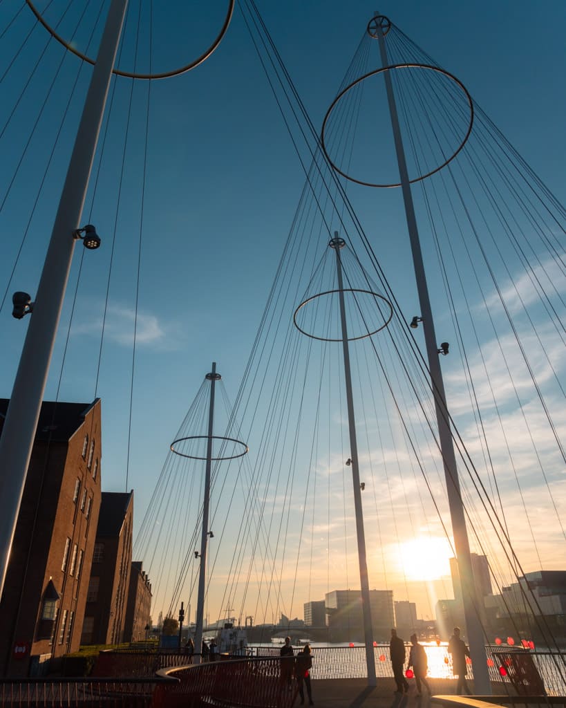 The Circle Bridge in Copenhagen