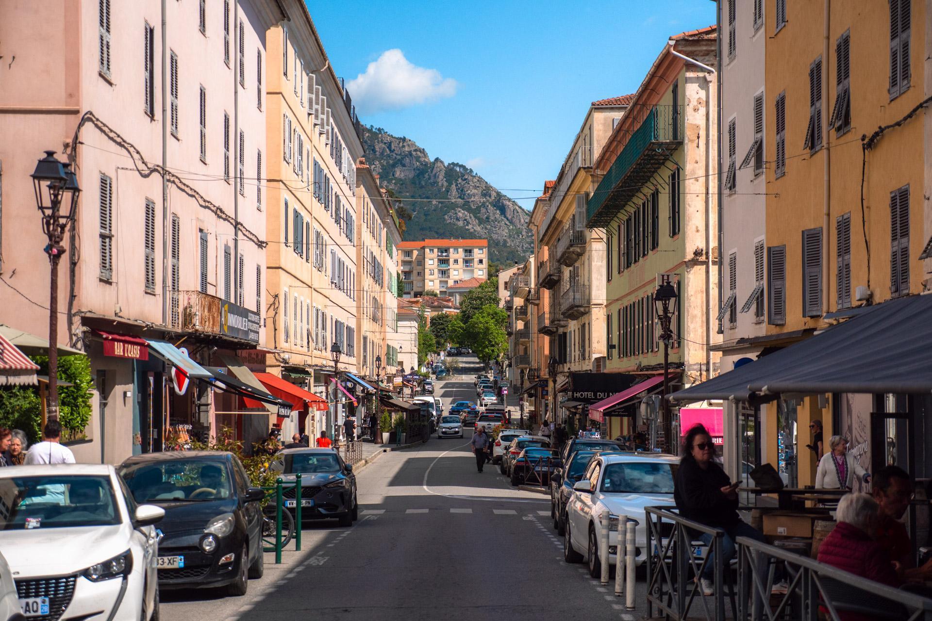 The old town in Corte
