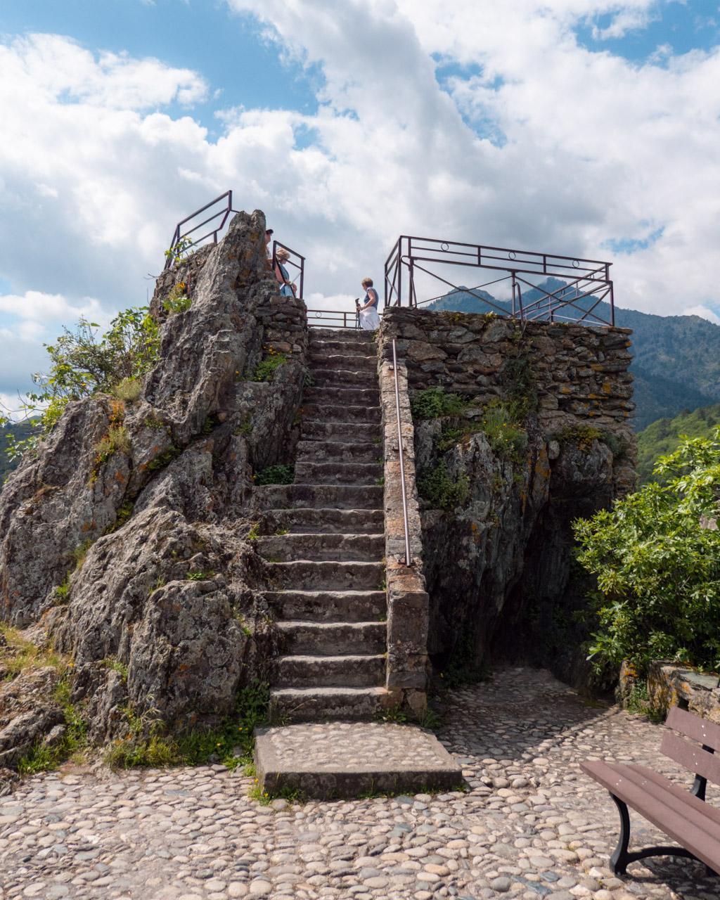 Last few steps at the Belvedere