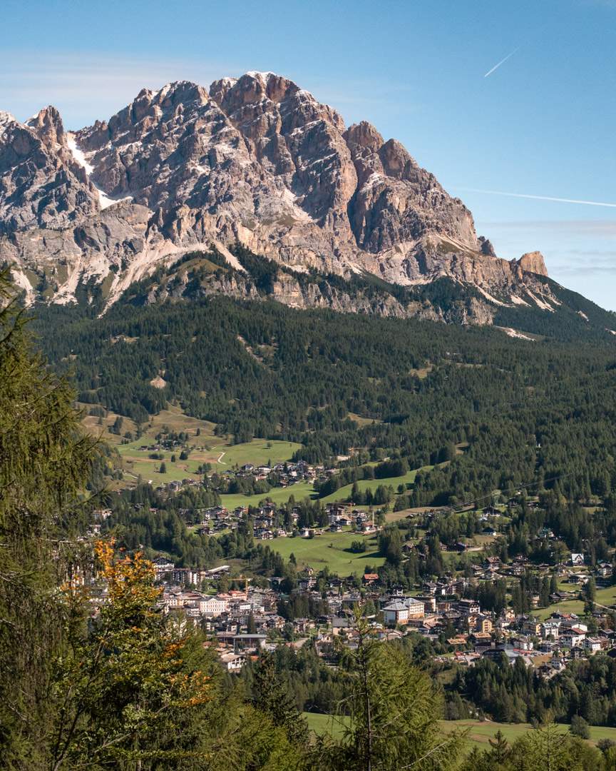 Cortina d'Ampezzo in the Dolomites