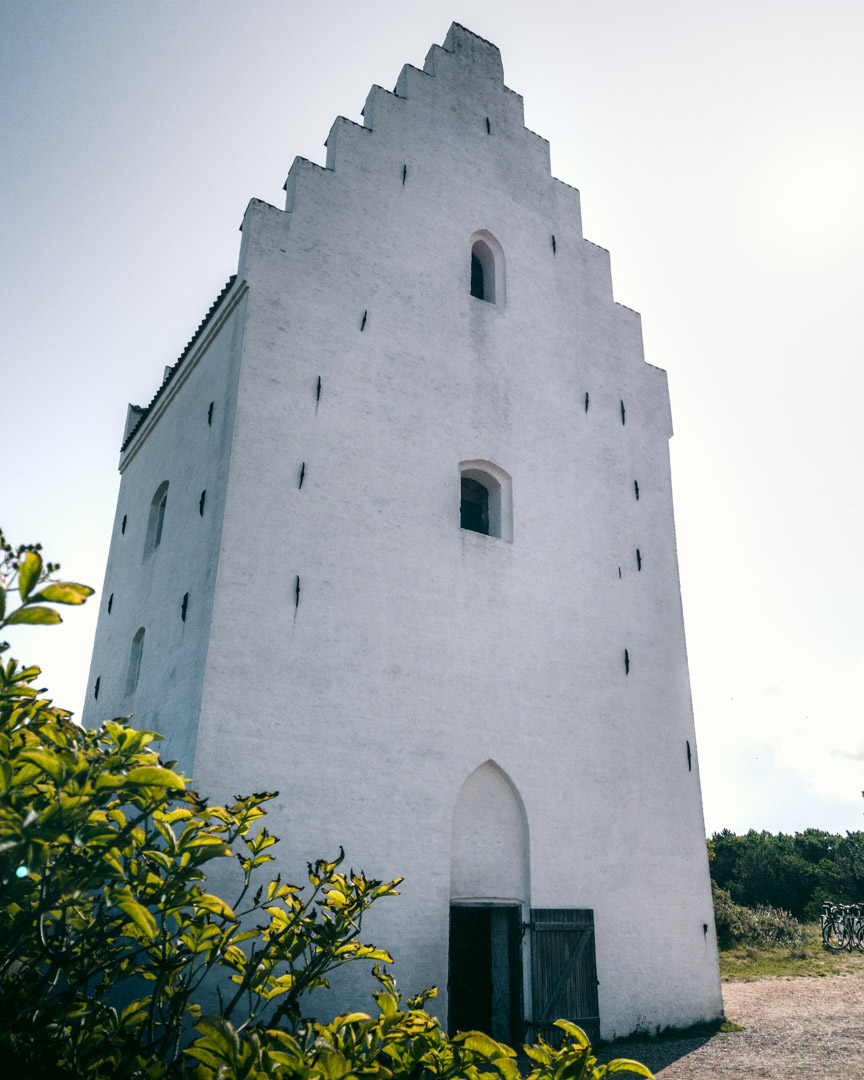 The Sand-Covered Church in Skagen, Denmark