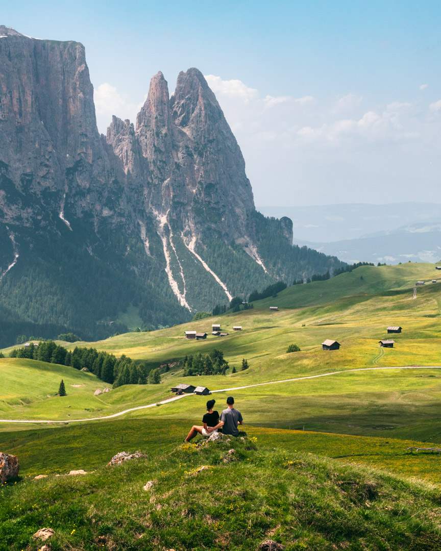 Seiser Alm/Alpe di Siusi in the Dolomites