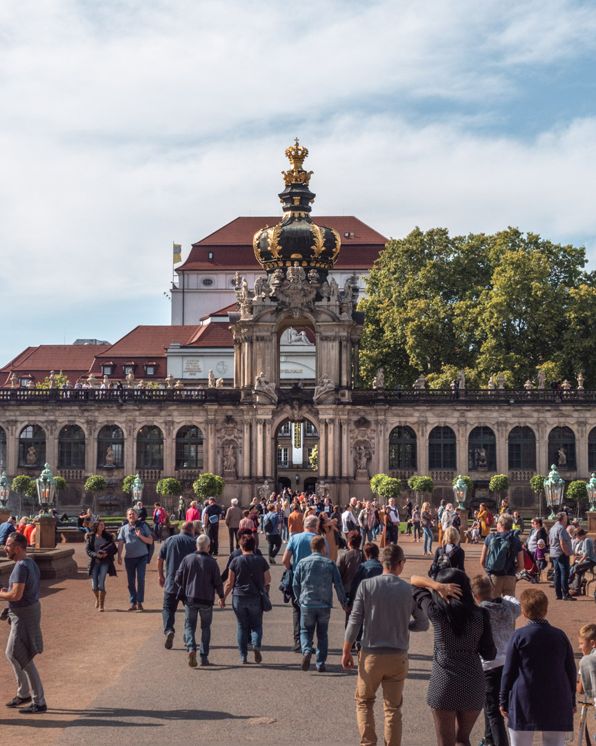 Zwinger entrance with crown