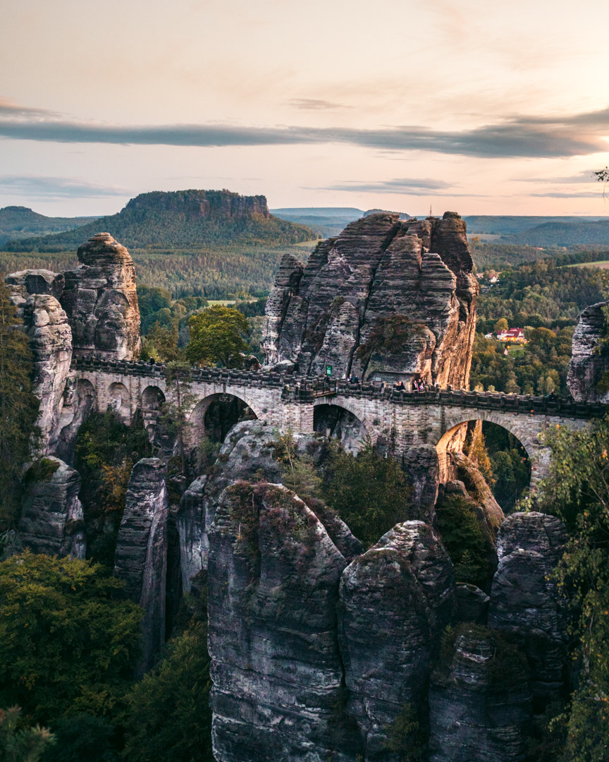 Saxon Switzerland National Park Bastei Bridge