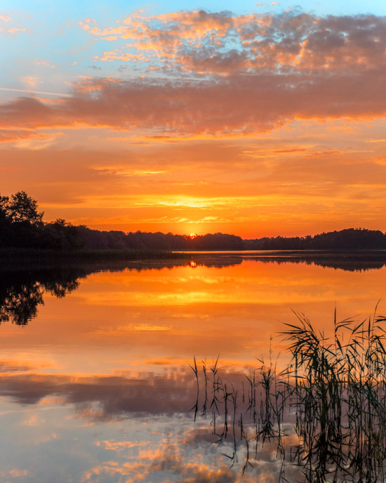 Sunset from Gut Groß Zecher