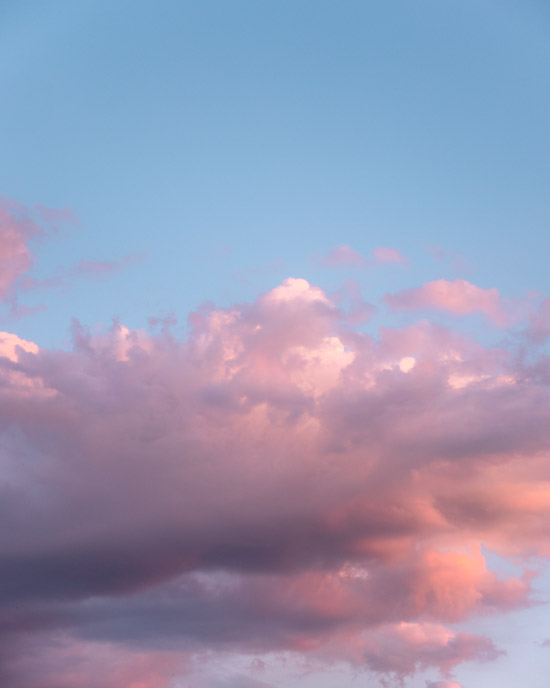 Cloud at sunset