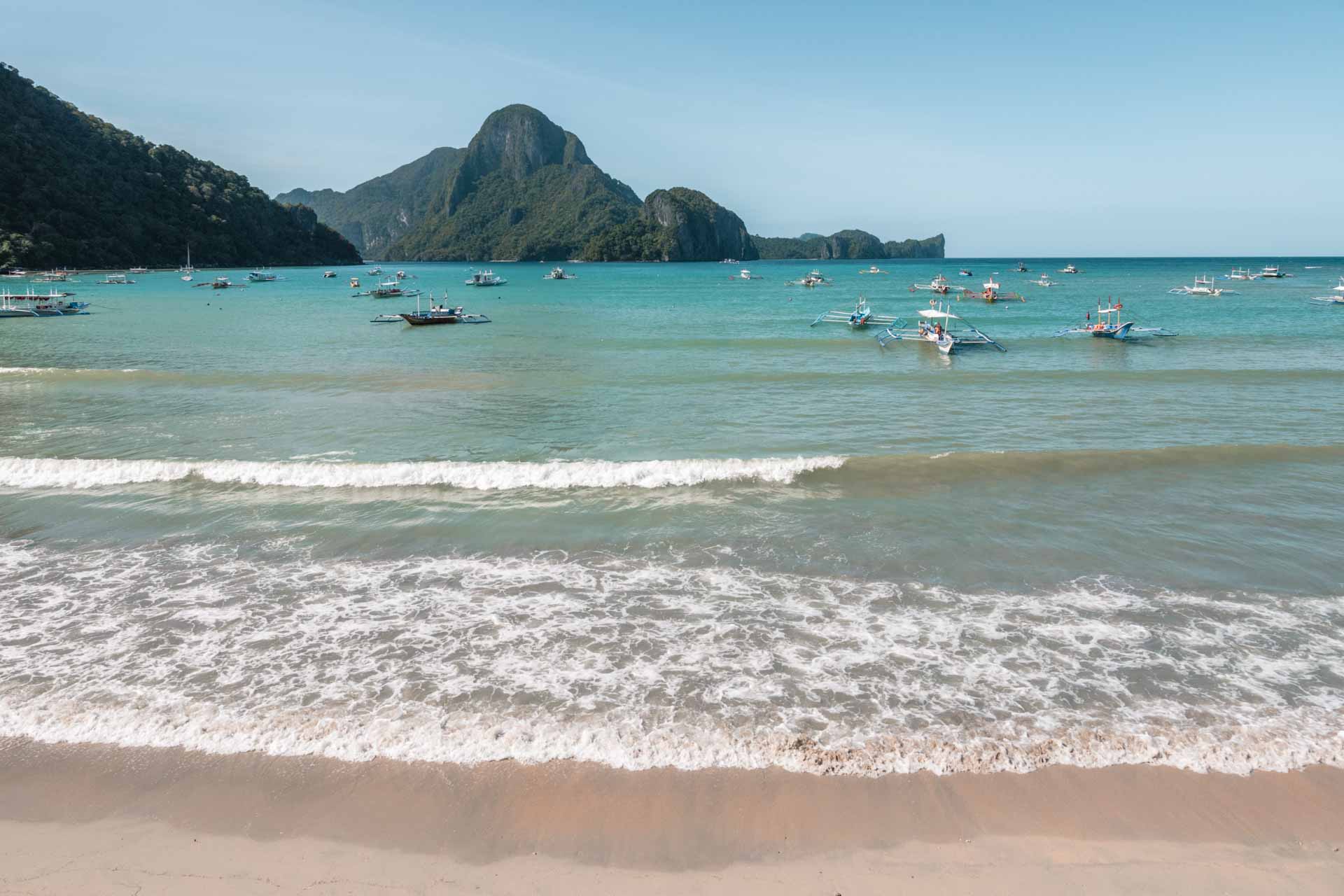 El Nido Beach in the day