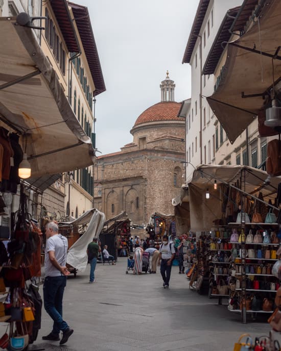 The market outside Il Mercato Centrale