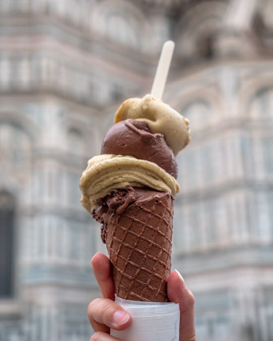 Eduardo Gelateria at the Florence Cathedral