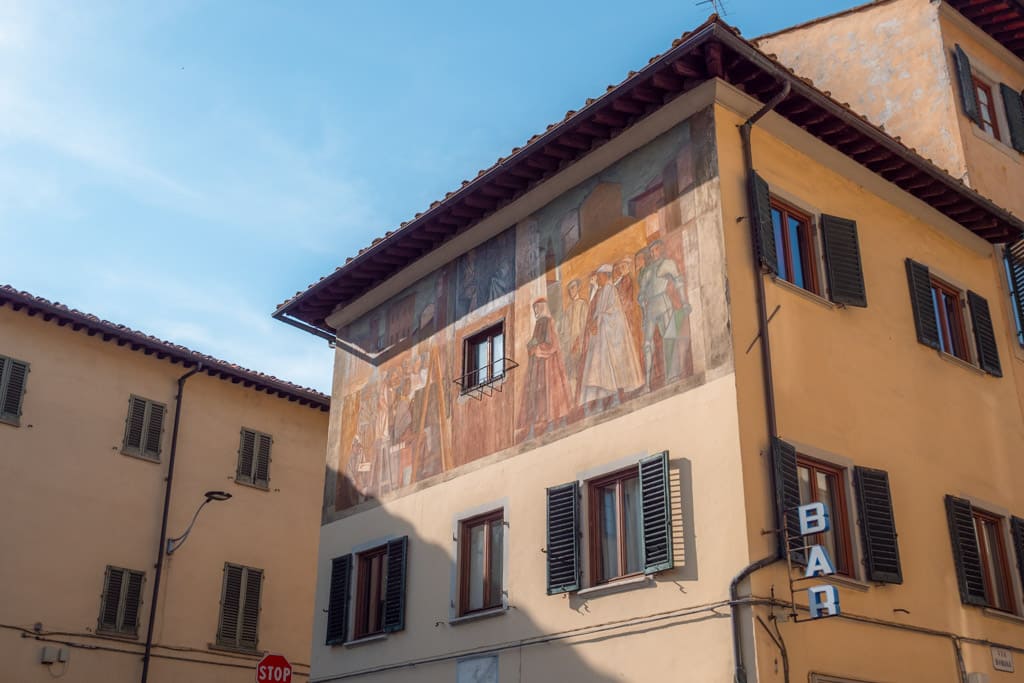 Art on house in Florence