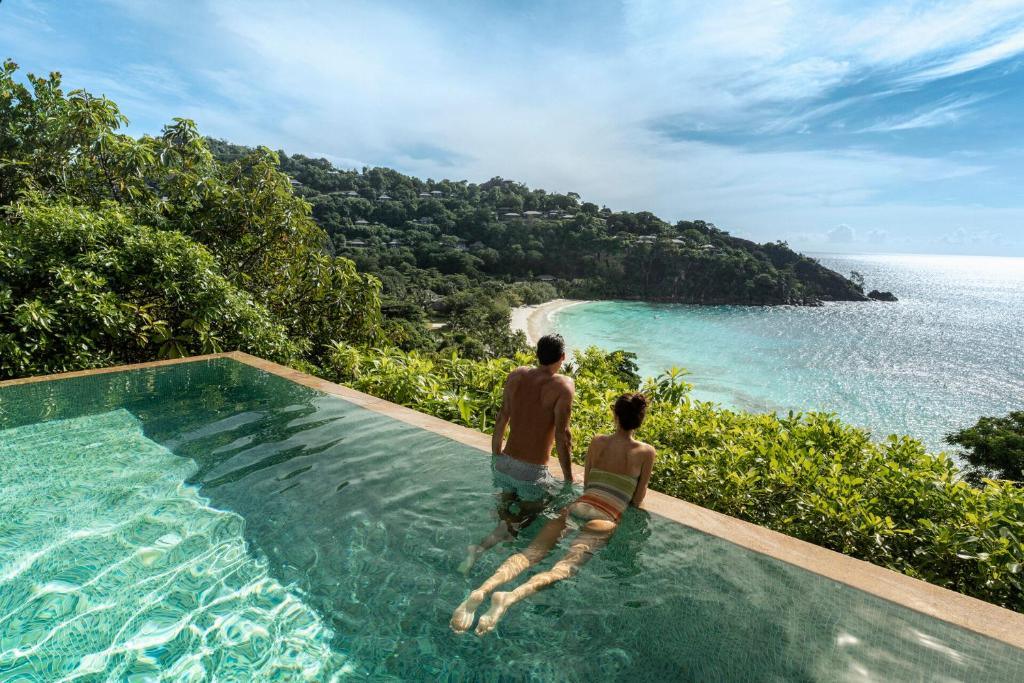 Private pool villa at Four Seasons Seychelles