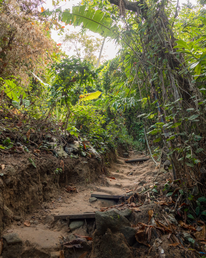 Hiking to Freedom Beach