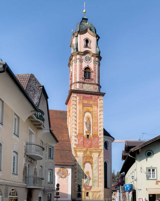 The Catholic Church of St. Peter & Paul in Mittenwald