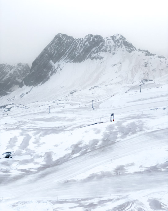 The Zugspitze ski area