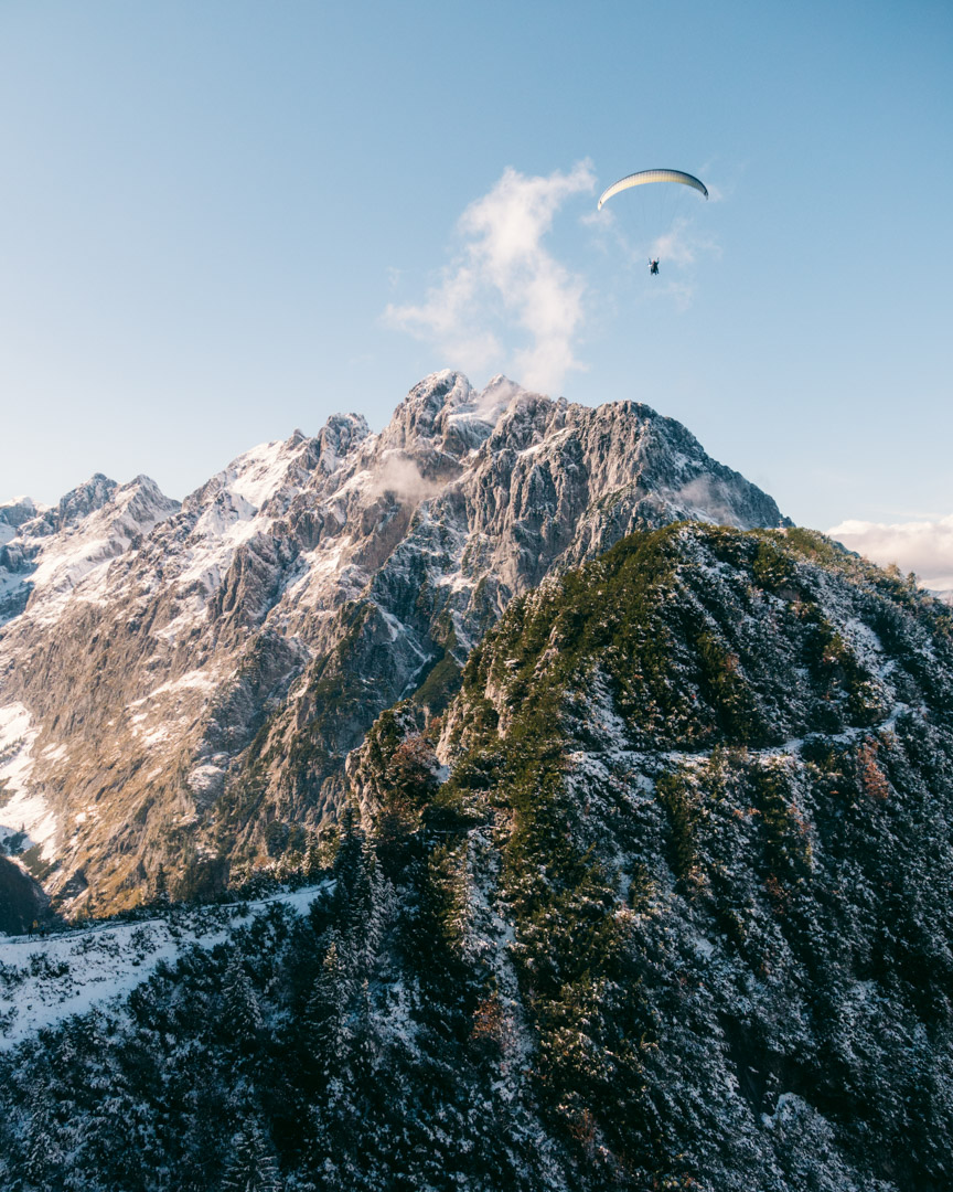 Alpspitze paragliders