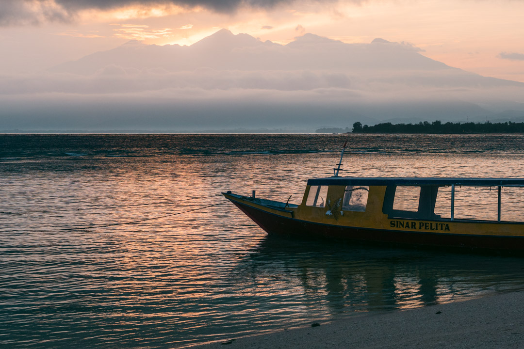 Sunrise on Gili Meno