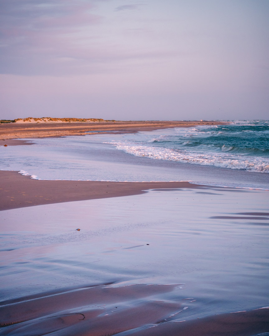 The beach at Grenen in Skagen, Denmark