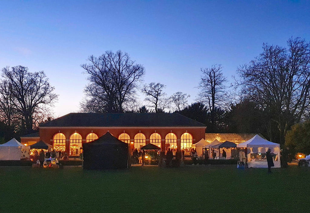 The Christmas market in the garden of Haveselskabet (The Garden Society)