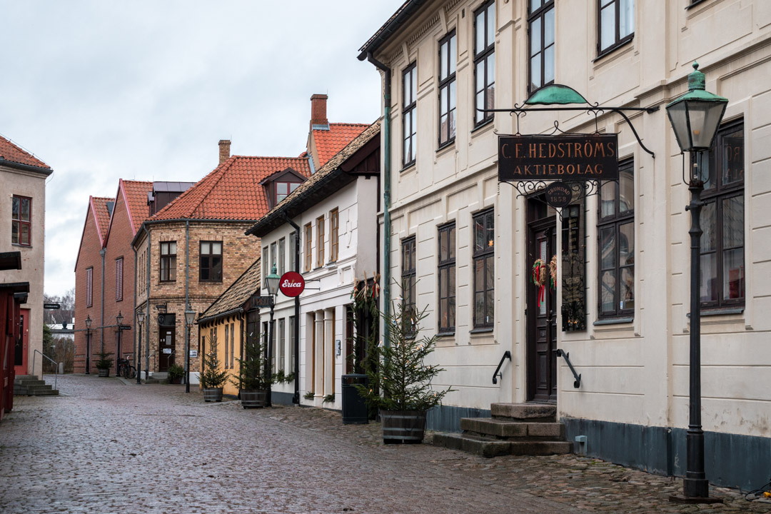 Cute street at Fredriksdal Museum & Gardens