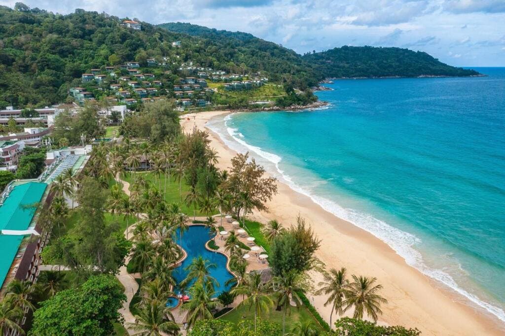 Katathani Phuket Beach Resort drone