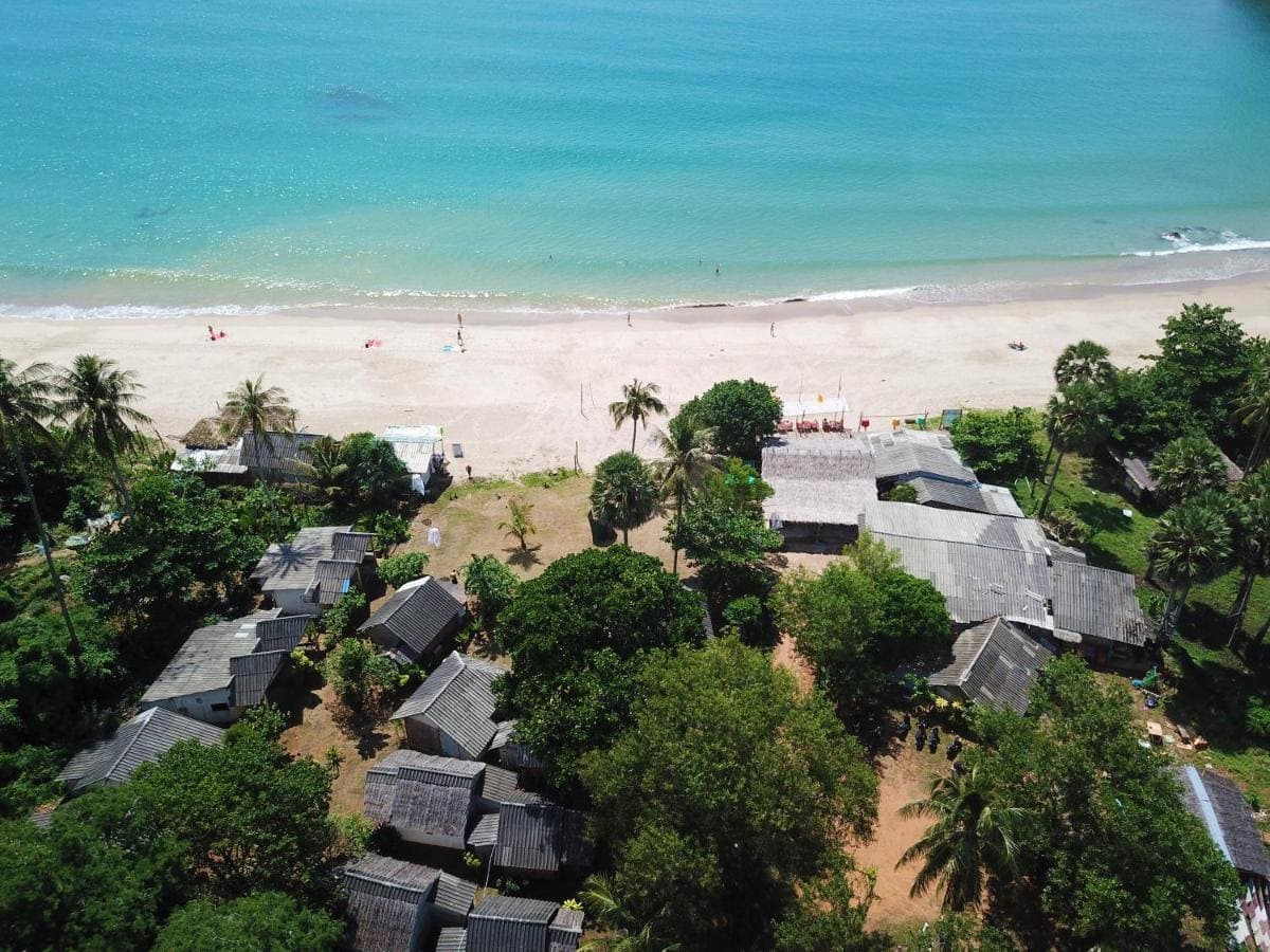 Klong Jark Bungalow drone image in Koh Lanta