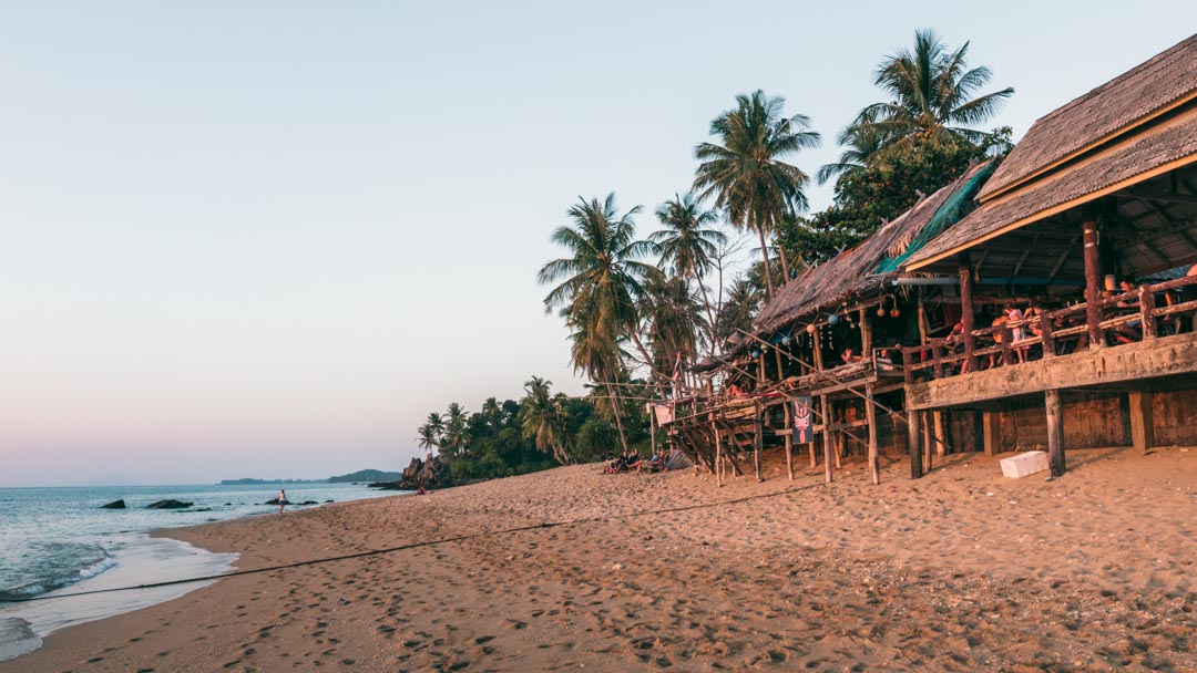 Klong Khong at sunset