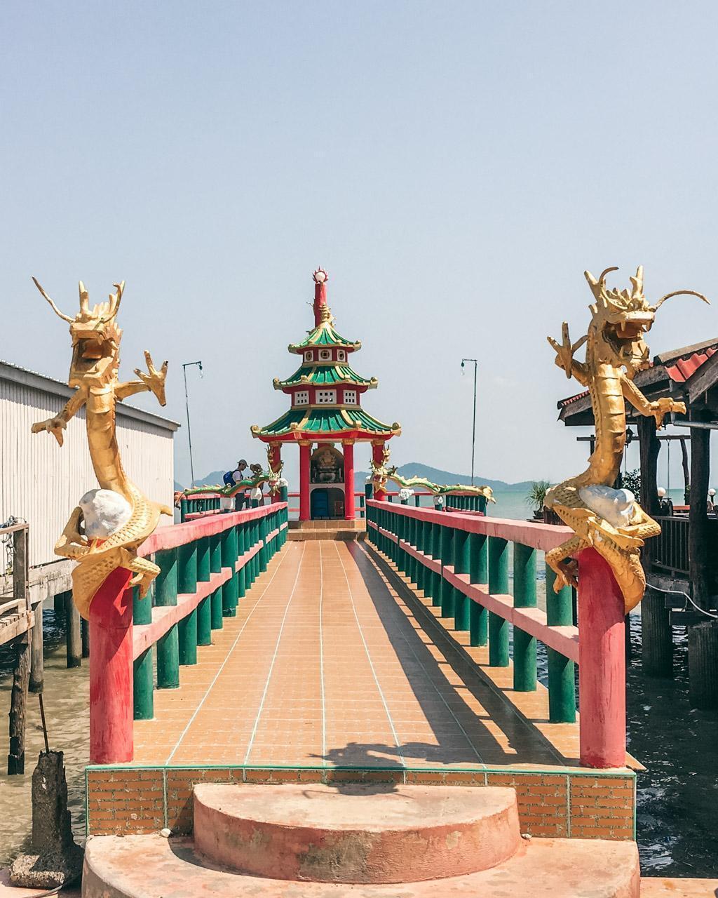 The Chinese influence is evident in the quiet Old Town