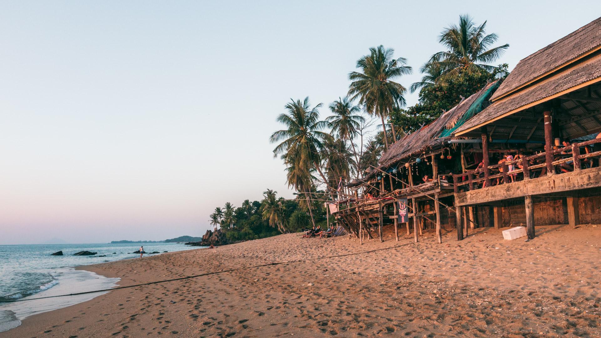 Klong Khong at sunset