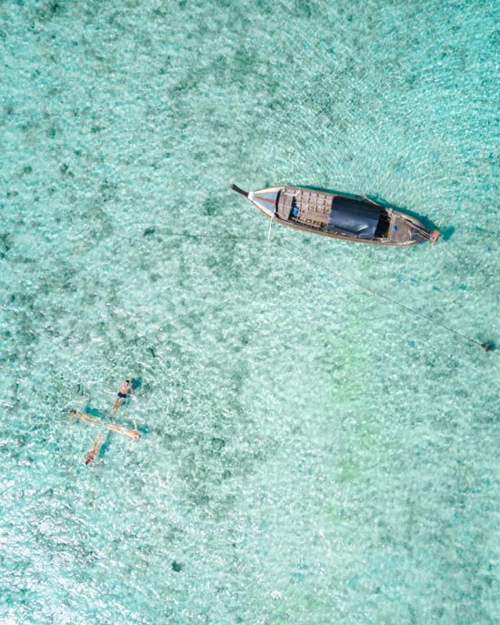 Clear water