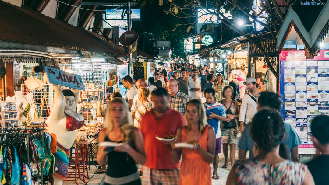 Walking Street at night