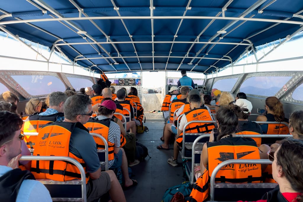 Fast boat between Samui and Phangan