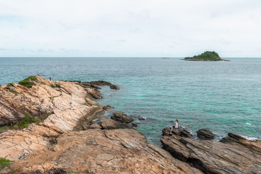 Koh Chan seen clearly from the southernmost tip of Koh Samet
