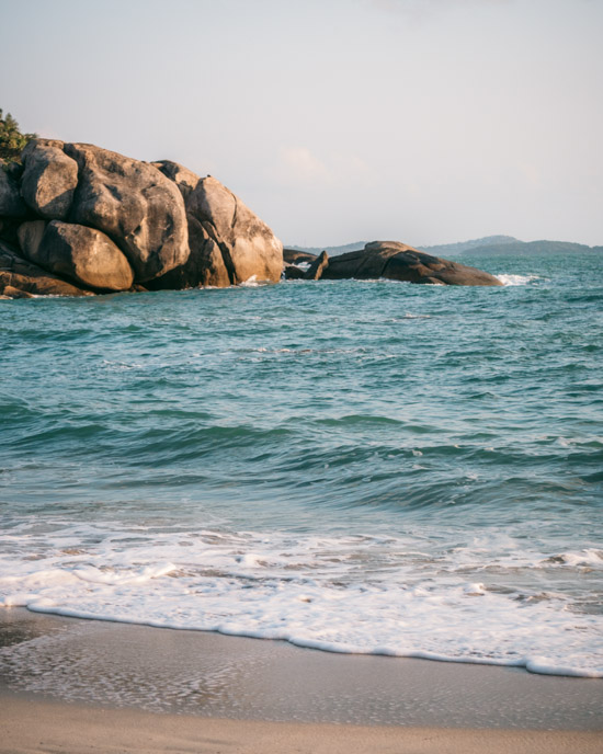 Silver Beach rocks