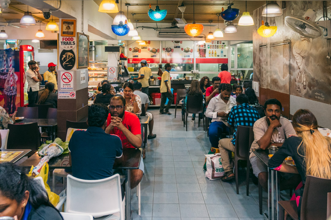 Inside Chat Masala in Brickfields.