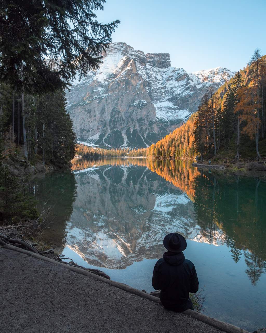 Alex at Lago di Braies