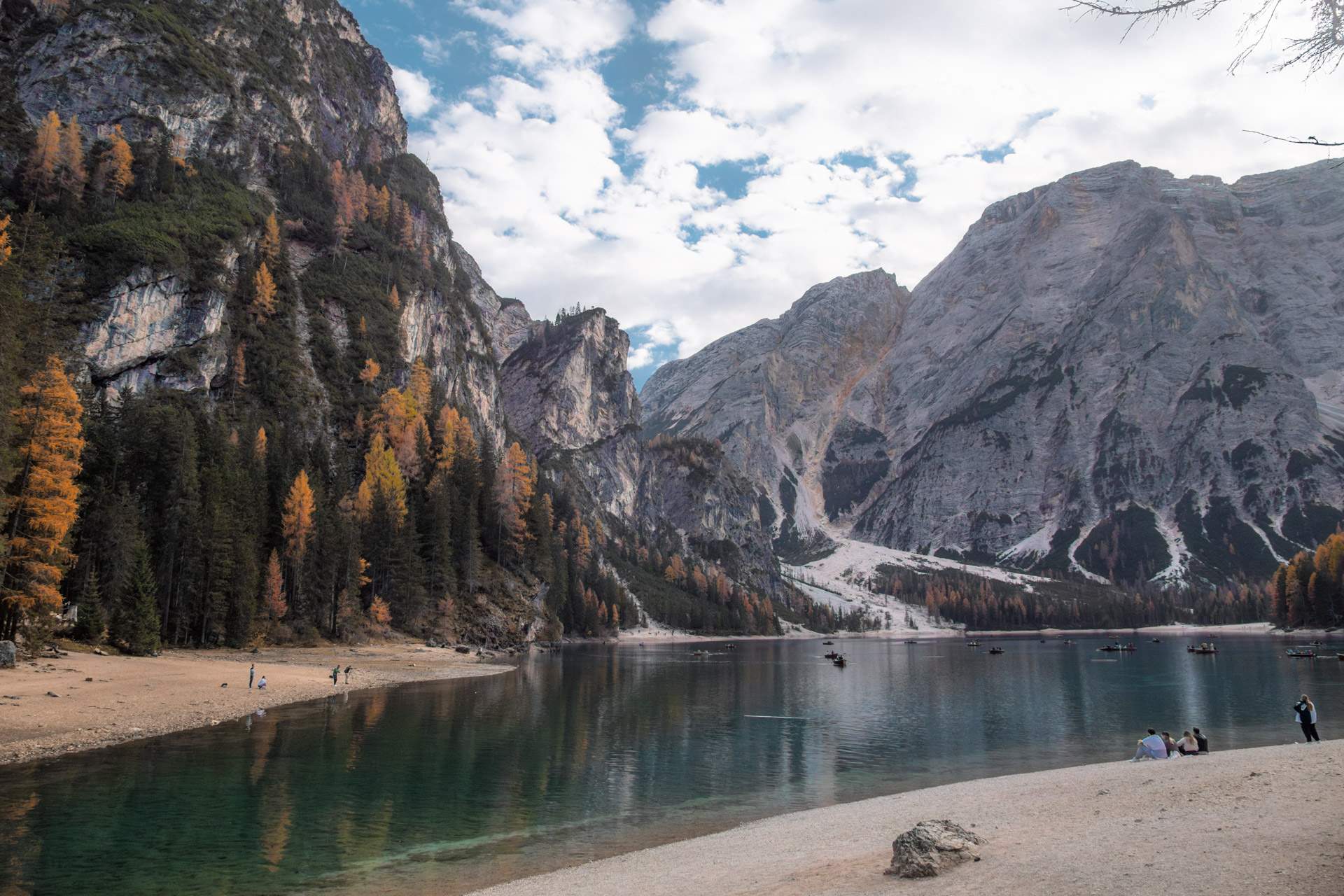 Shore at Lago di Braies