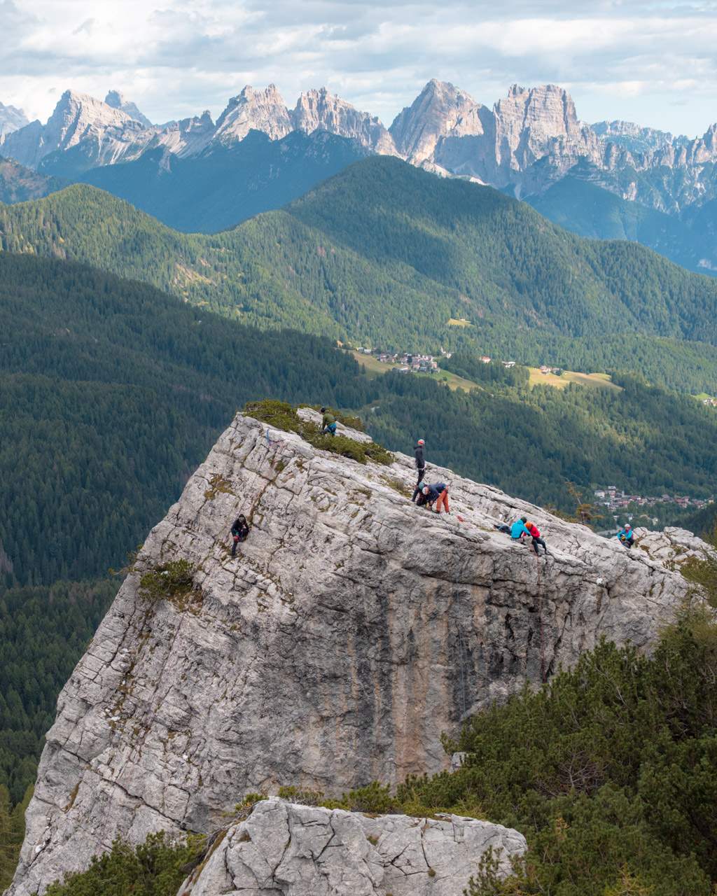 Climbing in the Dolomites
