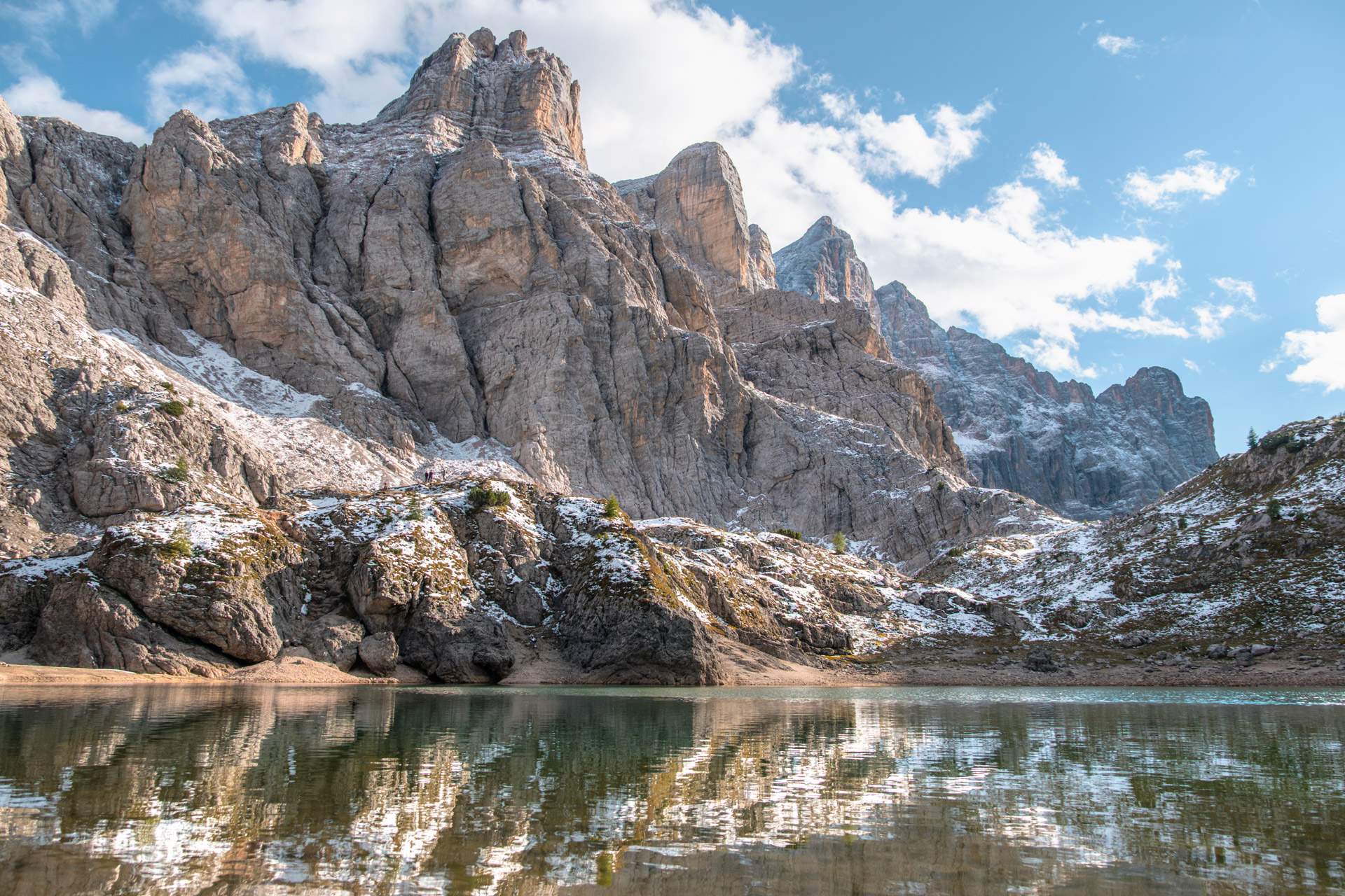 Lago di Coldai in the Dolomites