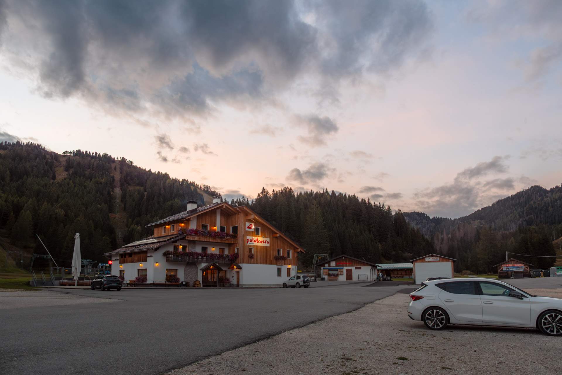 Rifugio Palafavera in the Dolomites
