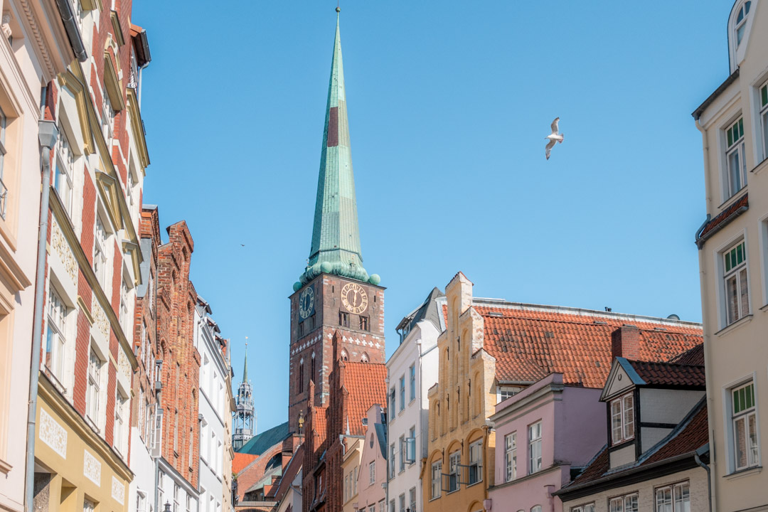 Lübeck city view