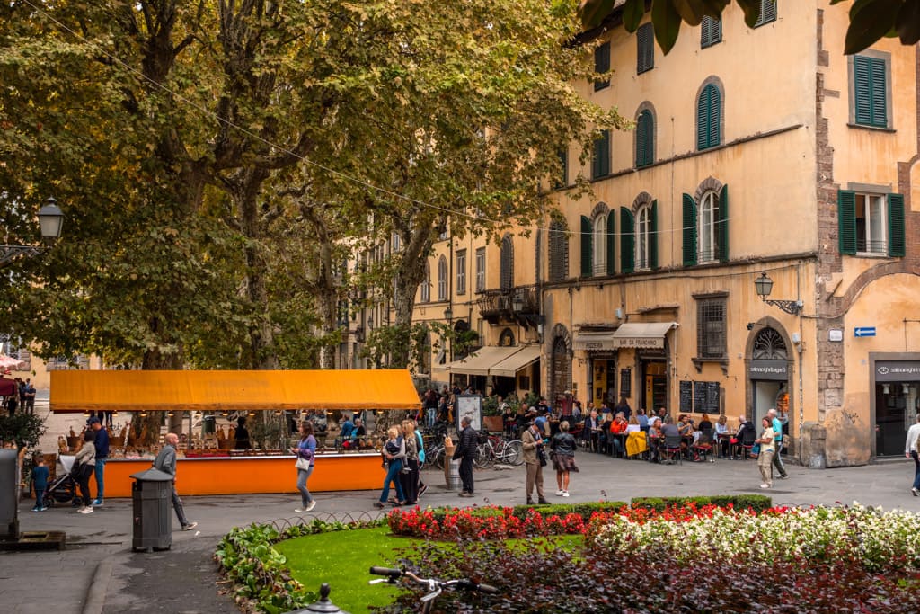 Piazza Napoleone in Lucca