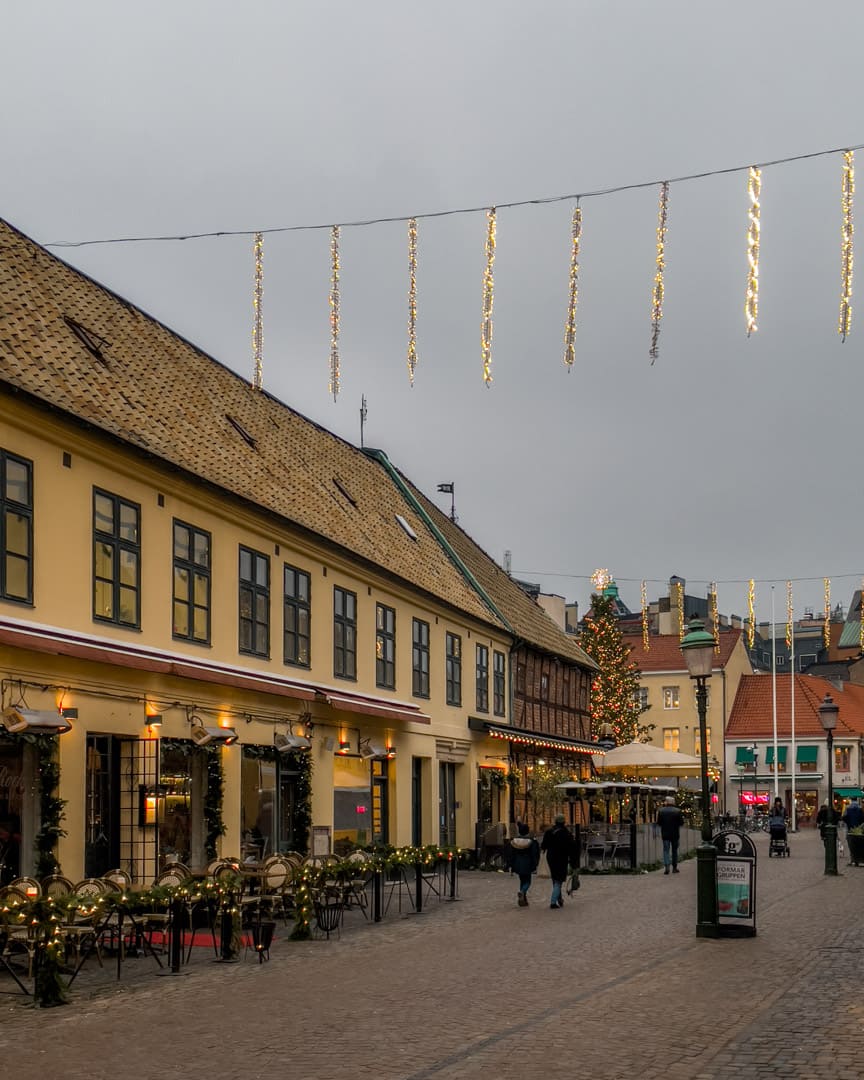 Charming atmosphere in Malmö's old streets