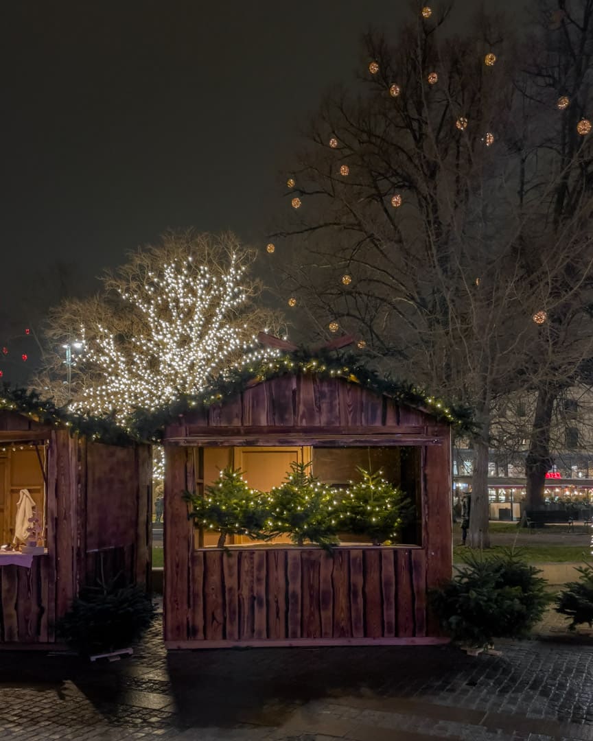 The Christmas market at Gustav Adolfs Torg