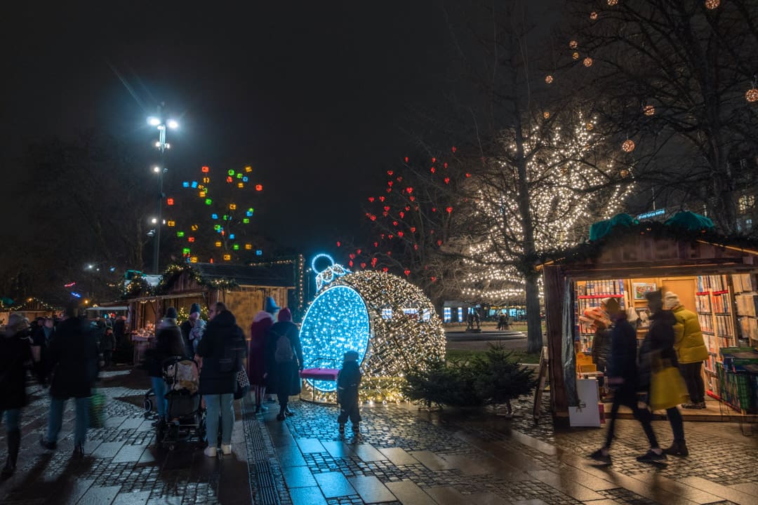 Christmas market in Malmö