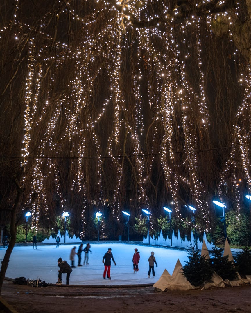 Skating in Folkets Park