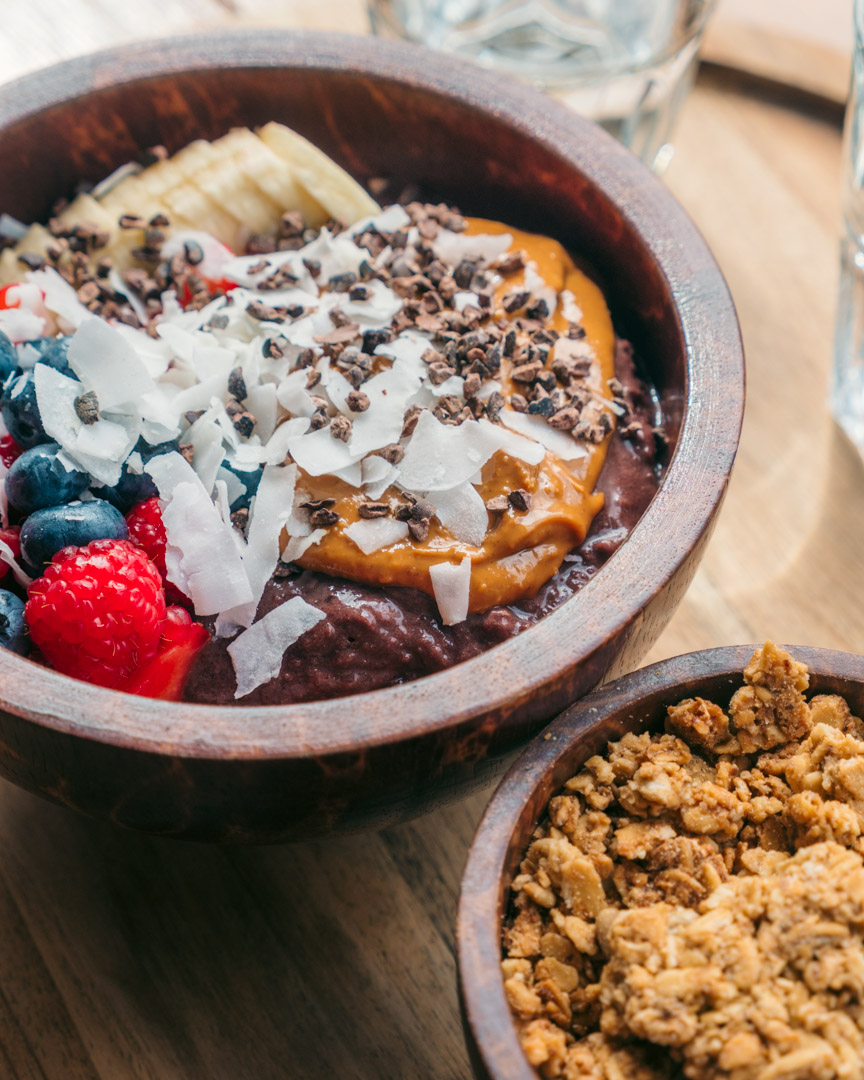 The big acai bowl at Acai & Poké