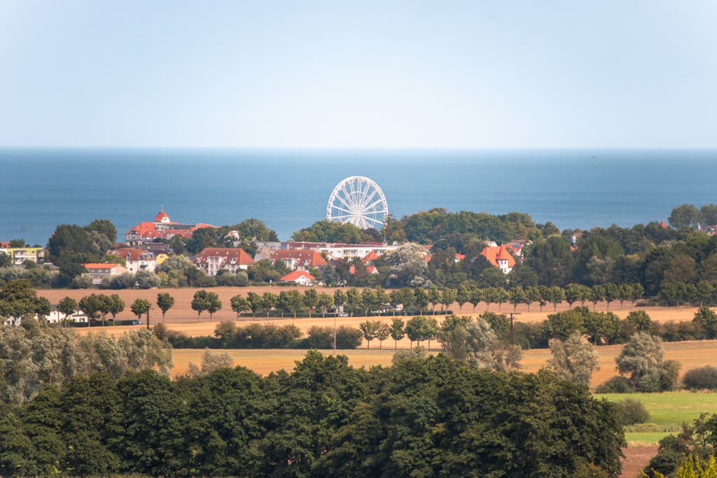 View towards Kühlungsborn from the lighthouse