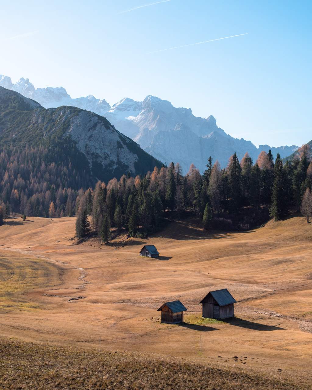 Alpine landscape at Prato Piazza