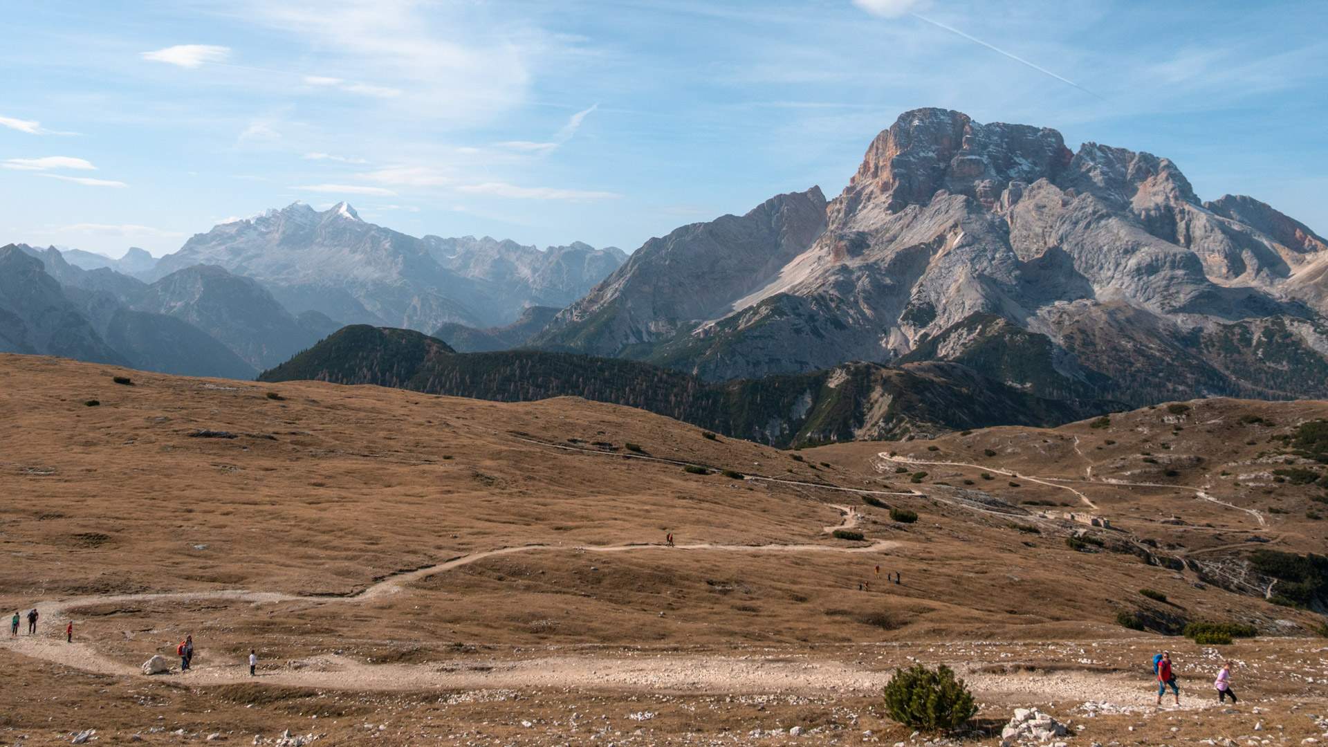 Route to Monte Specie in the Dolomites